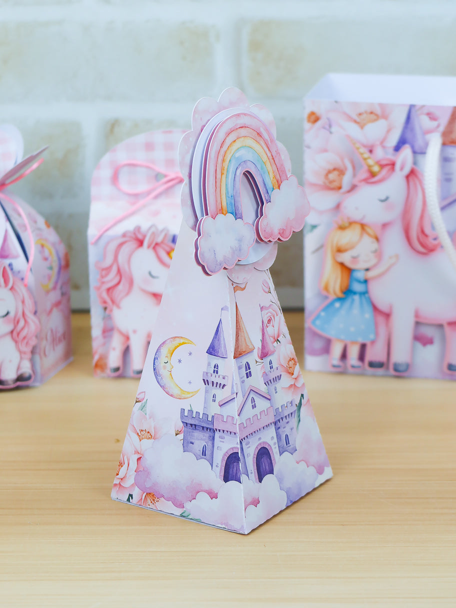 Personalized Party Favor Box Kit – Unicorn – photo 4