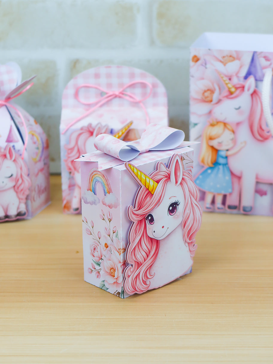 Personalized Party Favor Box Kit – Unicorn – photo 6