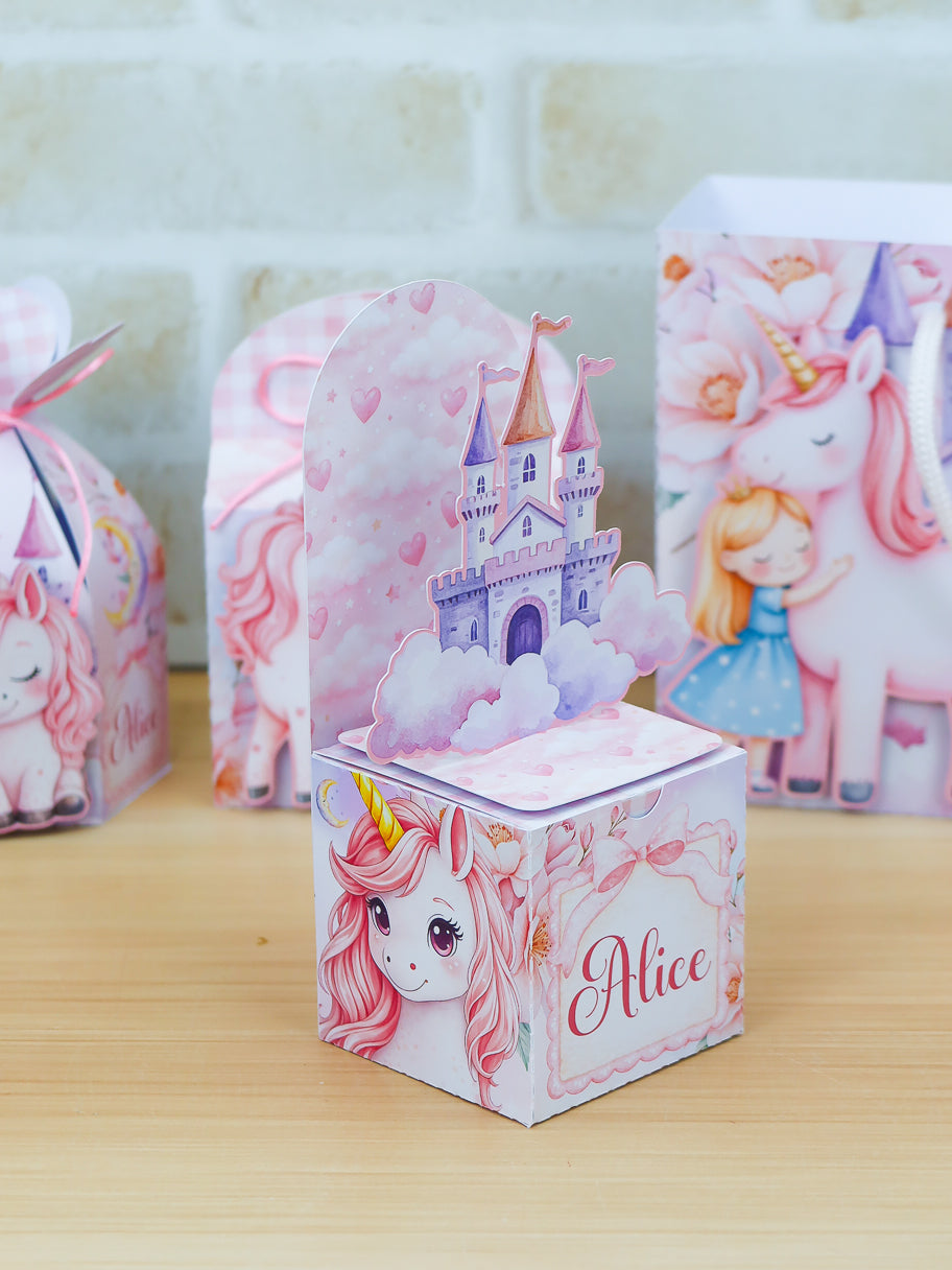 Personalized Party Favor Box Kit – Unicorn – photo 7