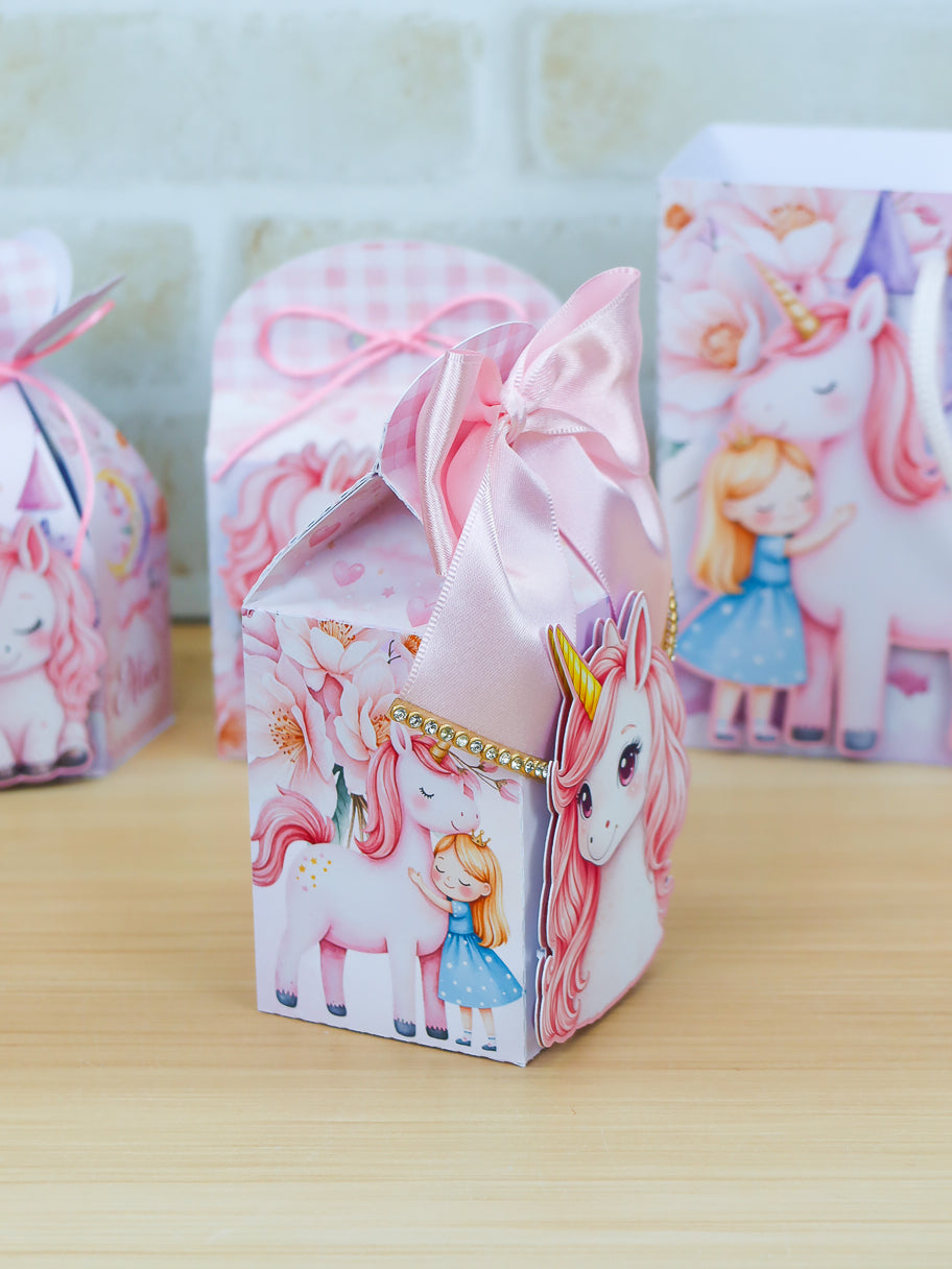 Personalized Party Favor Box Kit – Unicorn – photo 2