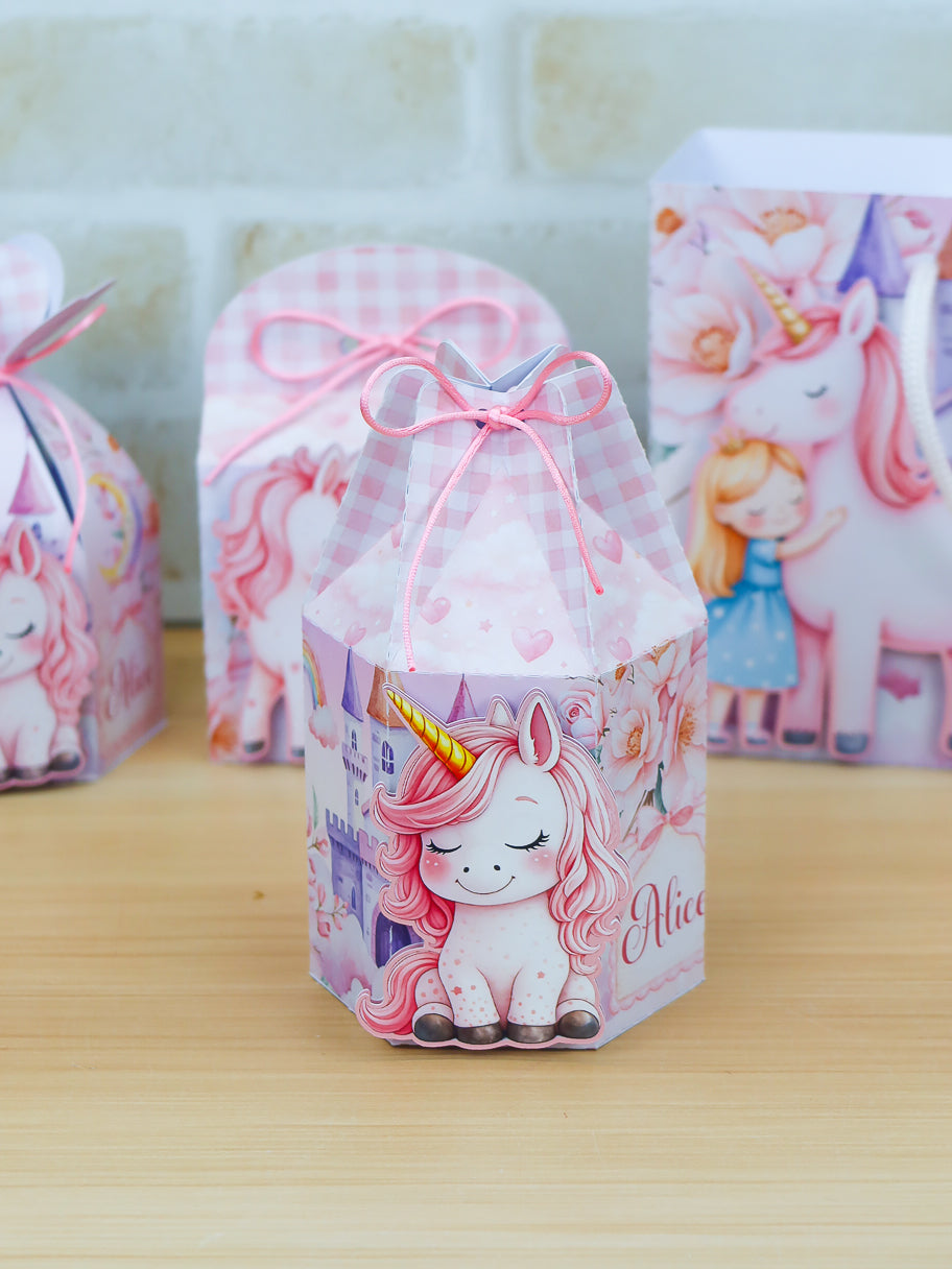 Personalized Party Favor Box Kit – Unicorn – photo 3
