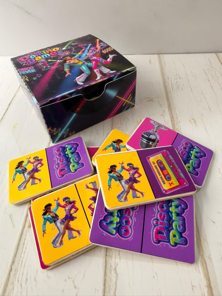 Personalized Mini Domino Game in Custom Box – Kids Party Favor – photo 3
