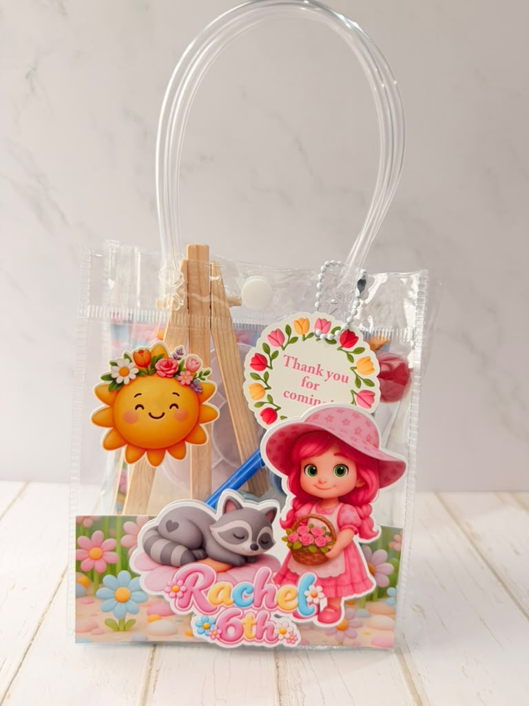 Personalized Painting Kit in Clear Bag – Kids Party Favor – photo 2
