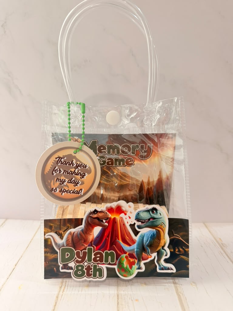 Personalized Memory Game in Clear Bag – Kids Party Favor – photo 8