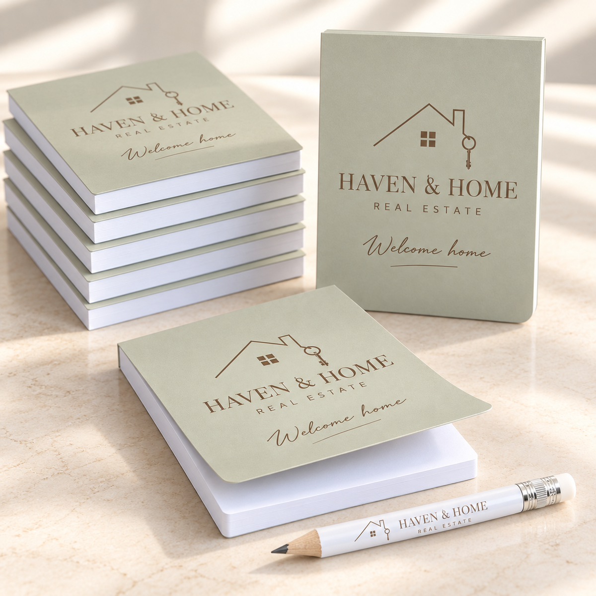 Personalized Memo Pad & Pencil Set – photo 2