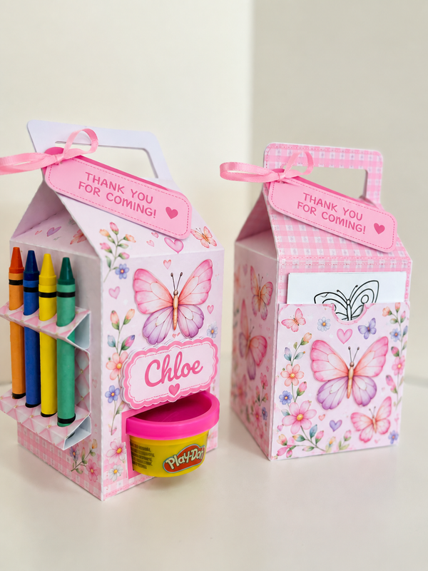 Personalized Kids Activity Kit – Modeling Dough, Coloring & Crayons