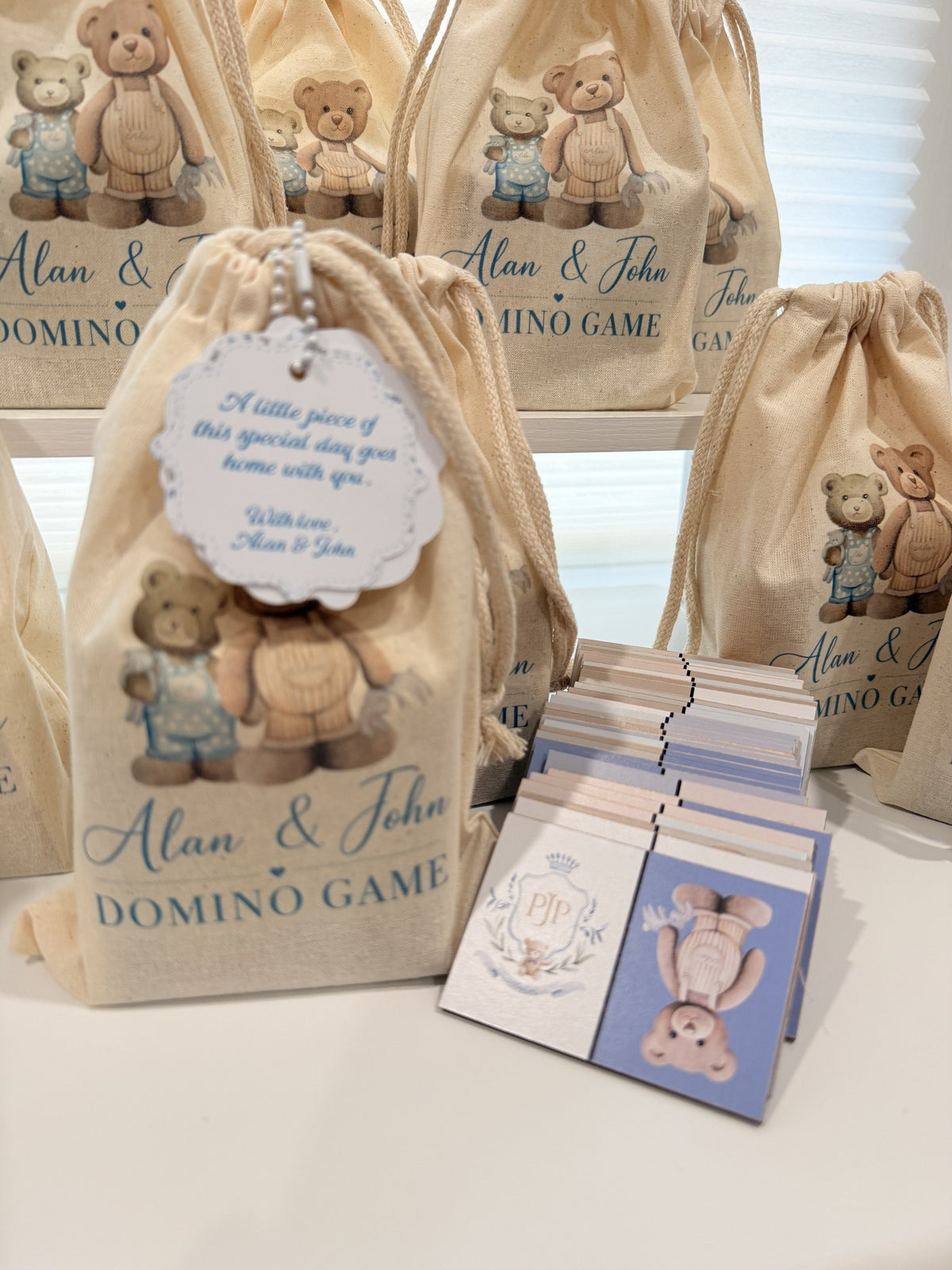 Personalized Domino Game - Kids Party Favor