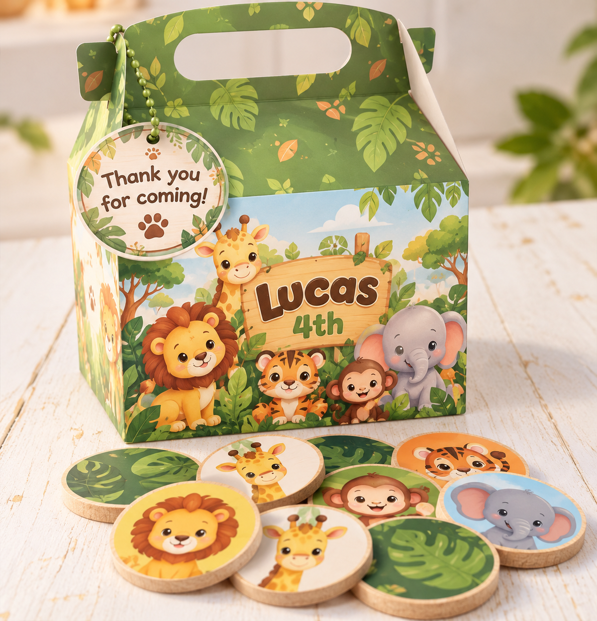 Personalized Memory Game in Carry Case – Kids Party Favor