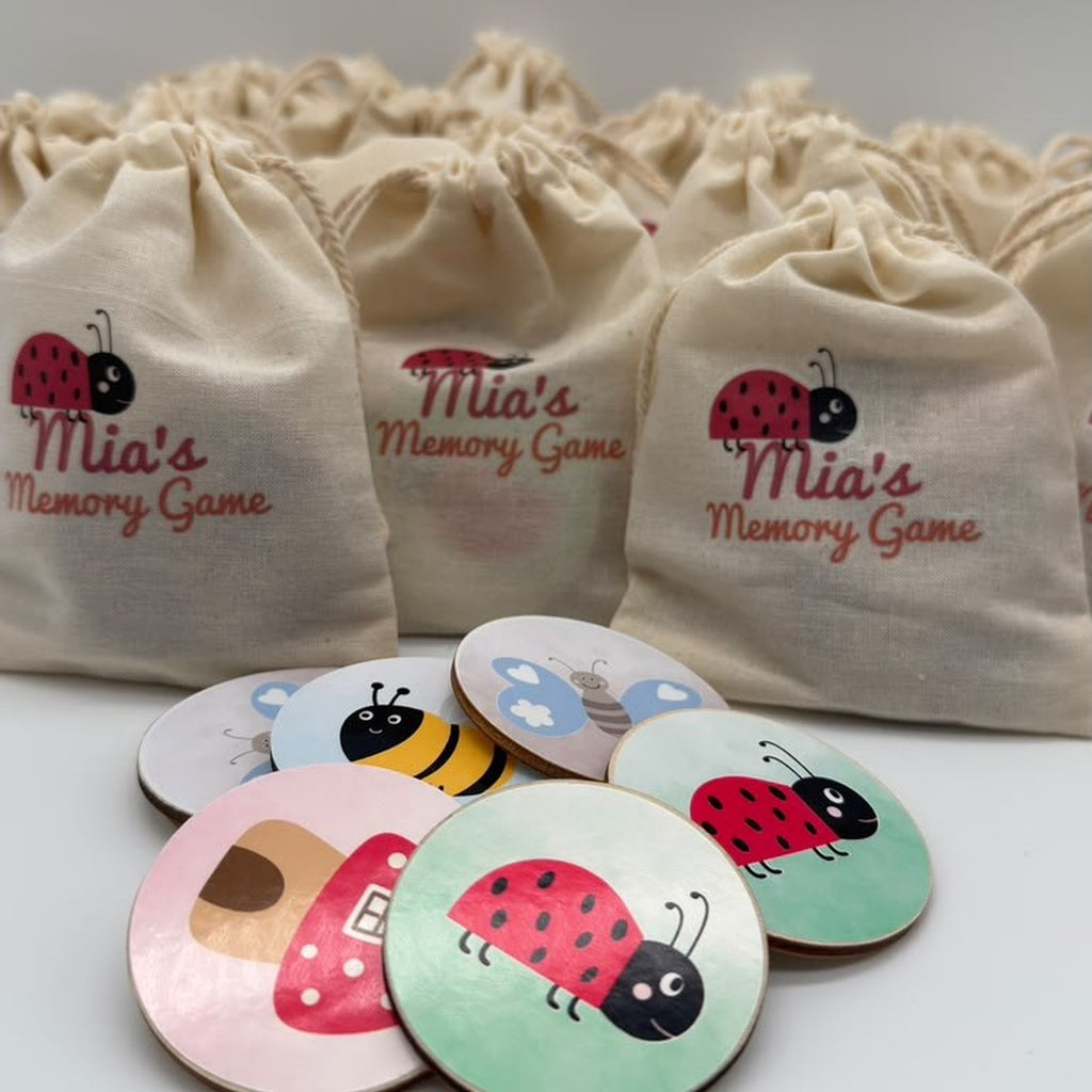 Personalized Memory Matching Game - Kids Party Favor