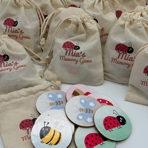 Personalized Memory Matching Game - Kids Party Favor
