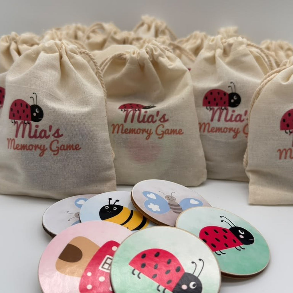 Personalized Memory Matching Game - Kids Party Favor