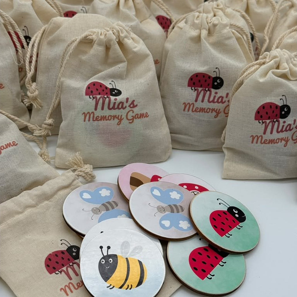 Personalized Memory Matching Game - Kids Party Favor