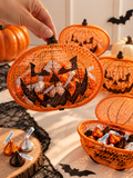 Set of 10 Halloween Pumpkin Candy Favor Boxes - 3D Printed