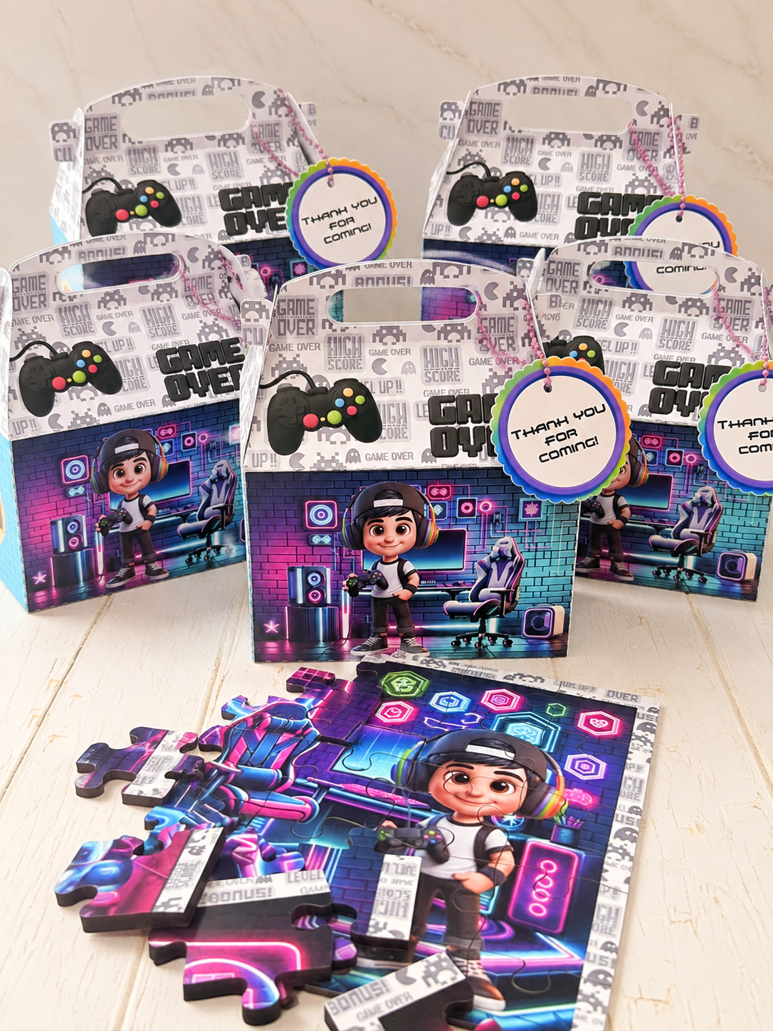 Personalized Puzzle in Personalized Carry Case – Kids Party Favor